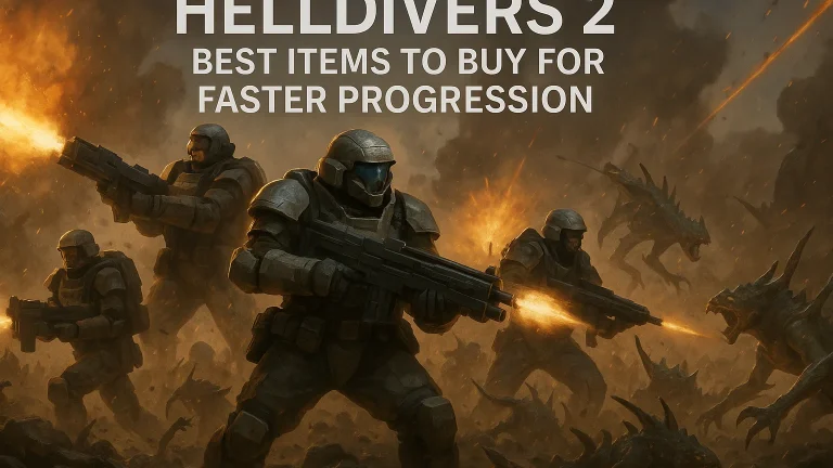 Helldivers 2 Best Items to Buy for Faster Progression