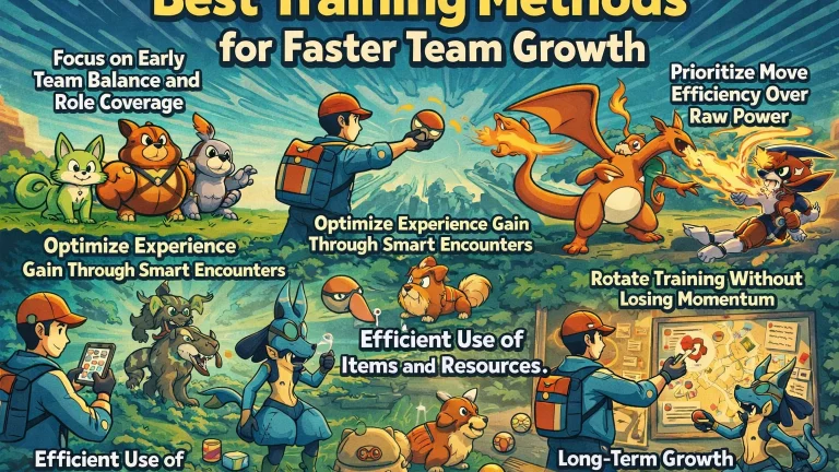 Pokémon Legends: Z-A Best Training Methods for Faster Team Growth
