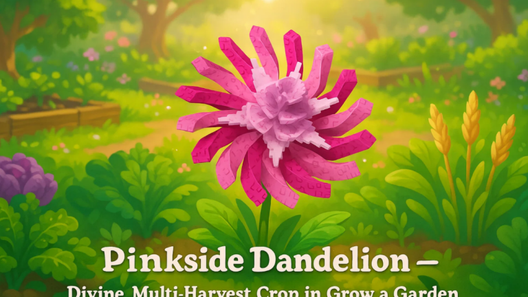 How to Get Pinkside Dandelion in Grow a Garden